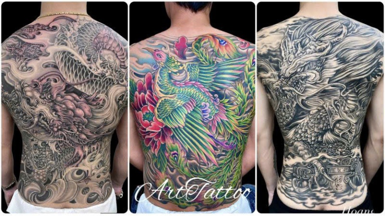 Xăm hình ở Hà Nội hoàng long artis