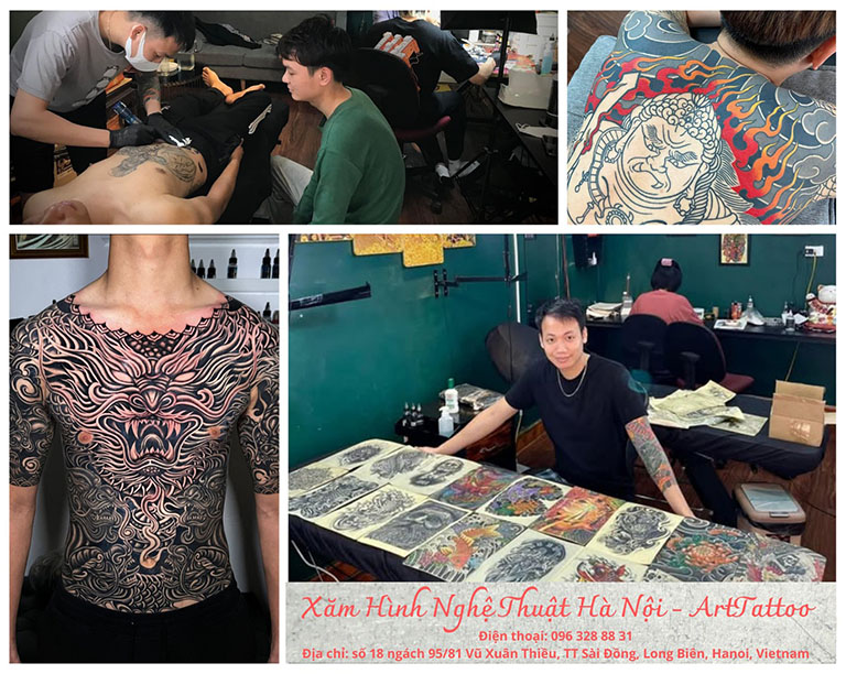 Xăm hình ở Hoàng Long Tatto Hà Nội