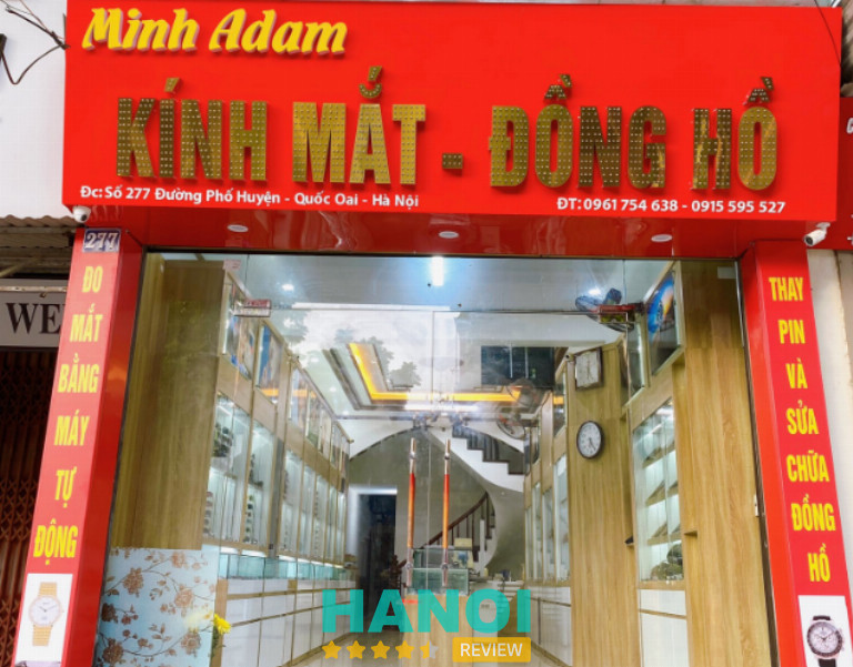 Cửa hàng mắt kính Minh Adam ở H. Quốc Oai