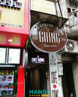 Cafe Giảng: 39 Nguyễn Hữu Huân, P. Hoàn Kiếm