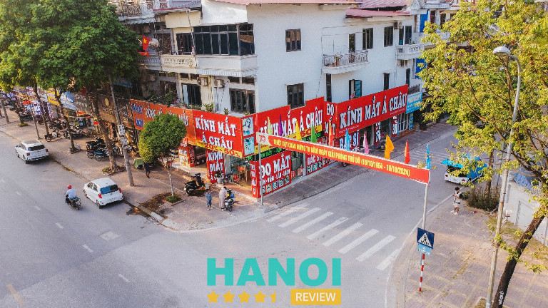 Cửa hàng mắt kính Á Châu tại H. Sóc Sơn 