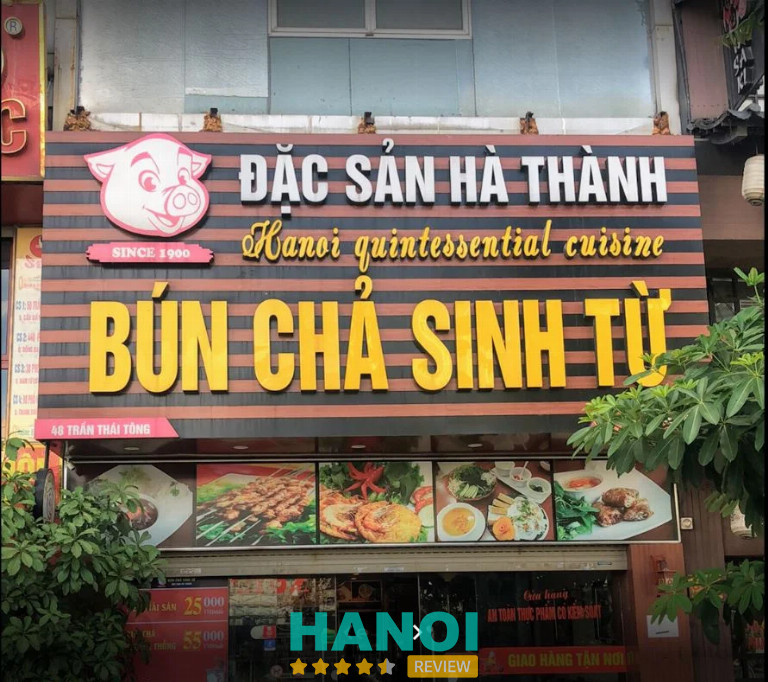Quán Bún chả Sinh Từ ở Cầu Giấy