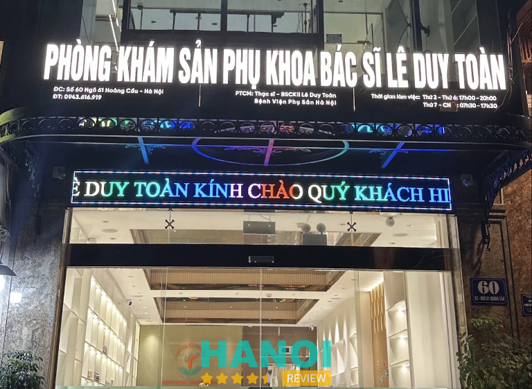 Phòng khám thai uy tín ở Hà Nội bác sĩ lê duy toàn