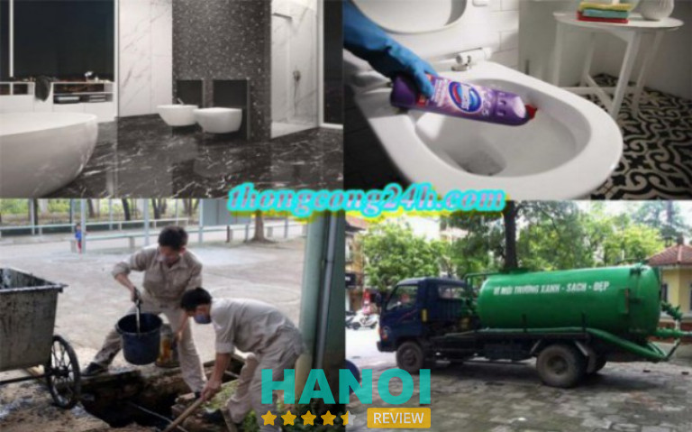 Dịch vụ hút hầm cầu tại H. Phú Xuyên của công ty Vệ Sinh Môi trường Minh Công