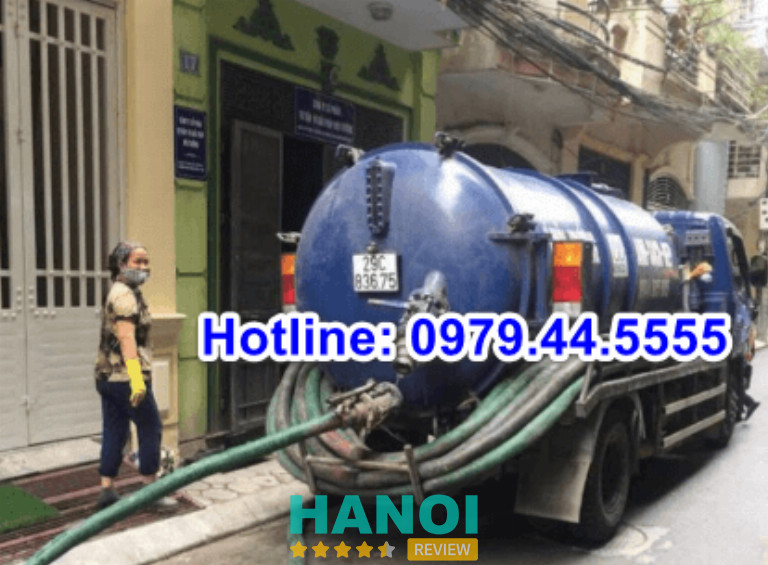 Dịch vụ hút hầm cầu tại H. Phúc Thọ 