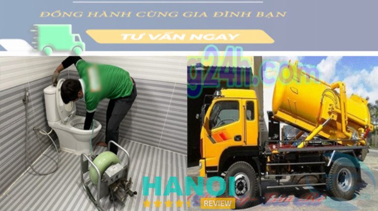 Dịch vụ hút hầm cầu tại H. Quốc Oai 