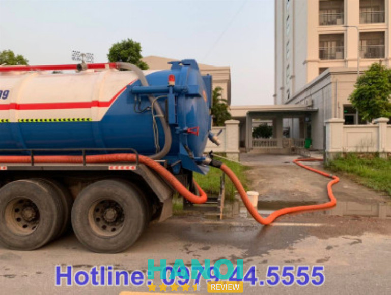 Công ty Thăng Long Envico cung cấp Dịch vụ hút hầm cầu tại H. Sóc Sơn