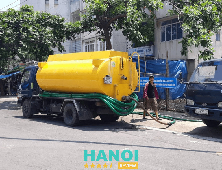 dịch vụ hút hầm cầu ở Ứng Hòa của Công ty Hút bể phốt Bình Minh