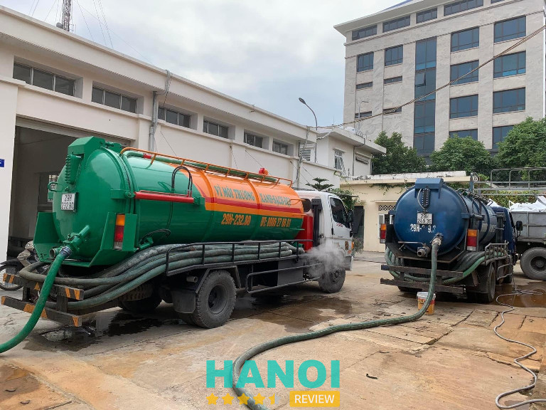 dịch vụ hút hầm cầu ở Thạch Thất của Công Ty Môi Trường Đô Thị Urenco