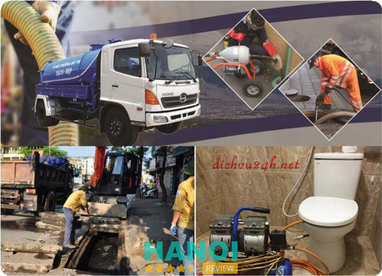 Dịch vụ hút hầm cầu ở Thanh Oai của công ty Vệ Sinh Môi Trường Phát Tài