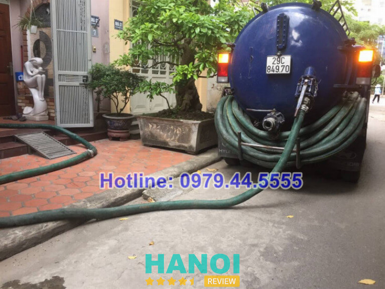Dịch vụ hút hầm cầu tại Q. Bắc Từ Liêm