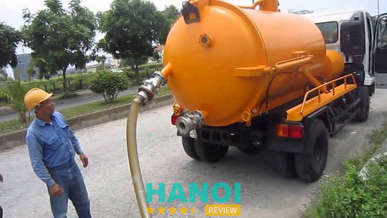 Dịch vụ hút hầm cầu ở Bắc Từ Liêm của công ty vệ sinh môi trường Tràng An