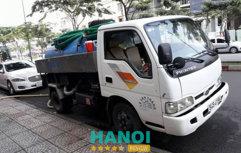 dịch vụ hút hầm cầu tại Đống Đa của Tổng công ty Môi trường Đô thị HC