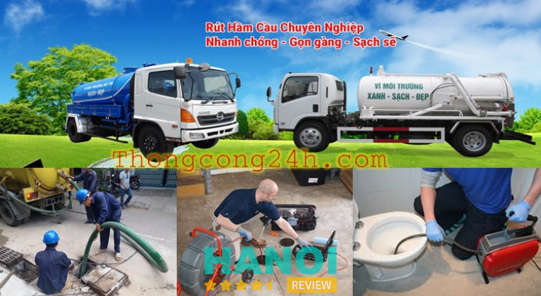 dịch vụ hút hầm cầu tại Đống Đa của Công Ty Vệ Sinh Môi Trường Minh Công
