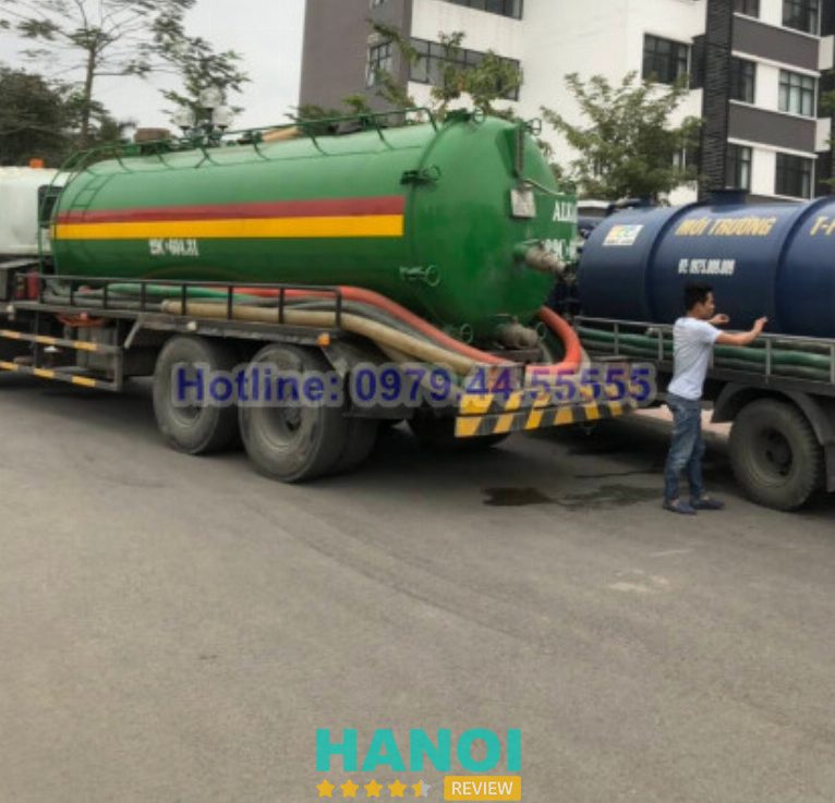 Dịch vụ hút hầm cầu tại Q. Hà Đông của công ty Thăng Long ENvico