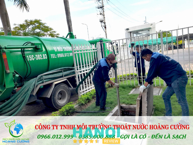 Dịch vụ hút hầm cầu tại quận Hà Đông của công ty thoát nước Hoàng Cường