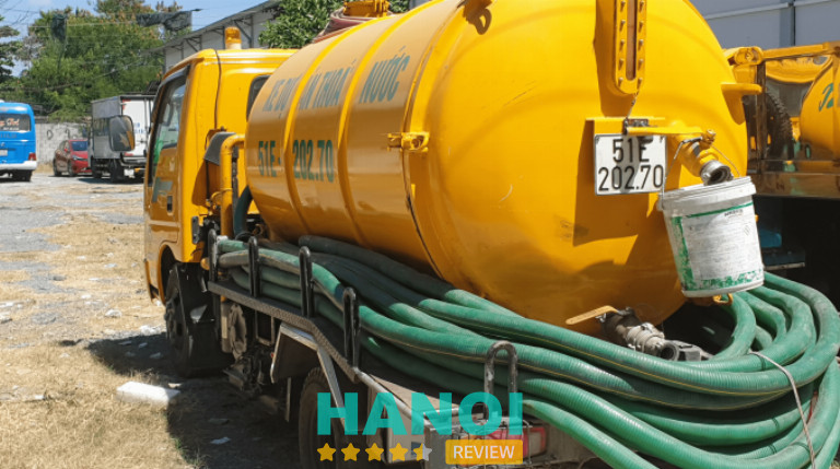 dịch vụ hút hầm cầu tại quận Hai Bà Trưng của Công Ty Môi Trường Phương Long