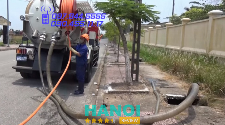 Dịch vụ hút hầm cầu tại Q. Nam Từ Liêm của công ty Thăng Long Envico