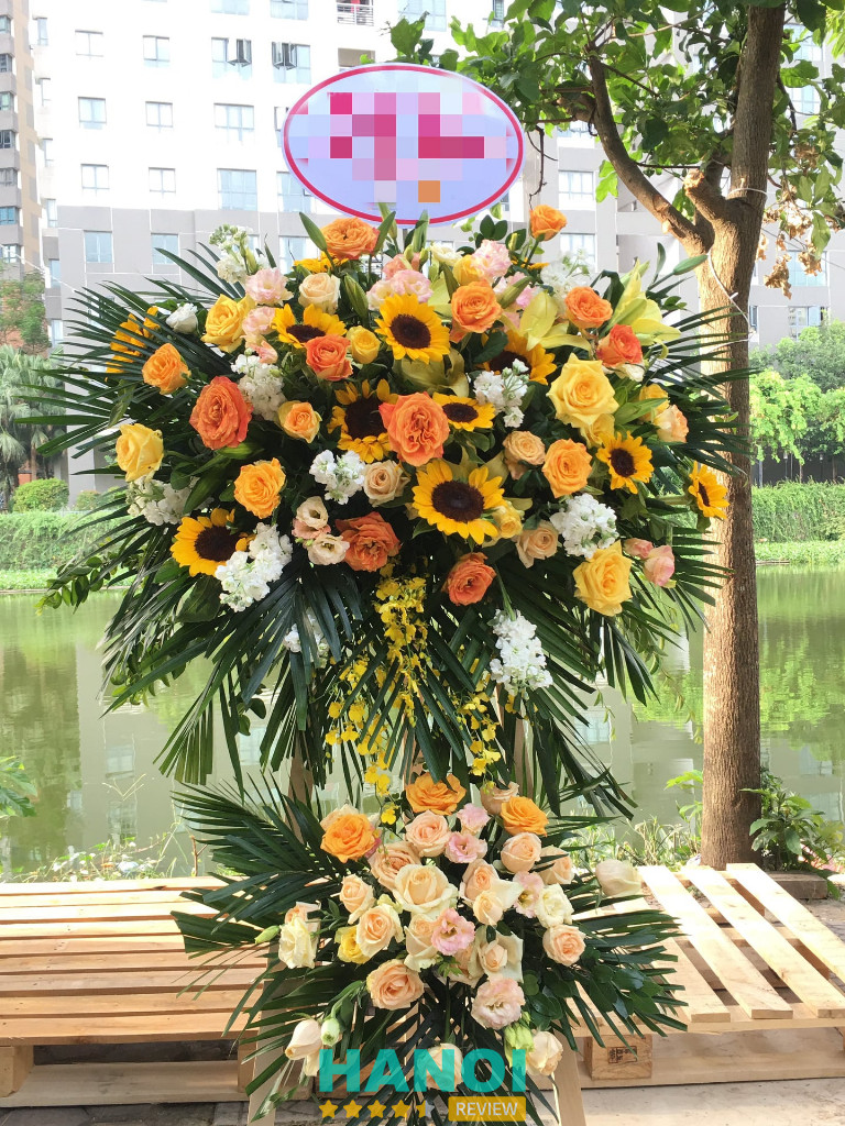 đặt hoa chúc mừng khai trương ở quận Hà Đông tại Tiệm hoa Con Ong 