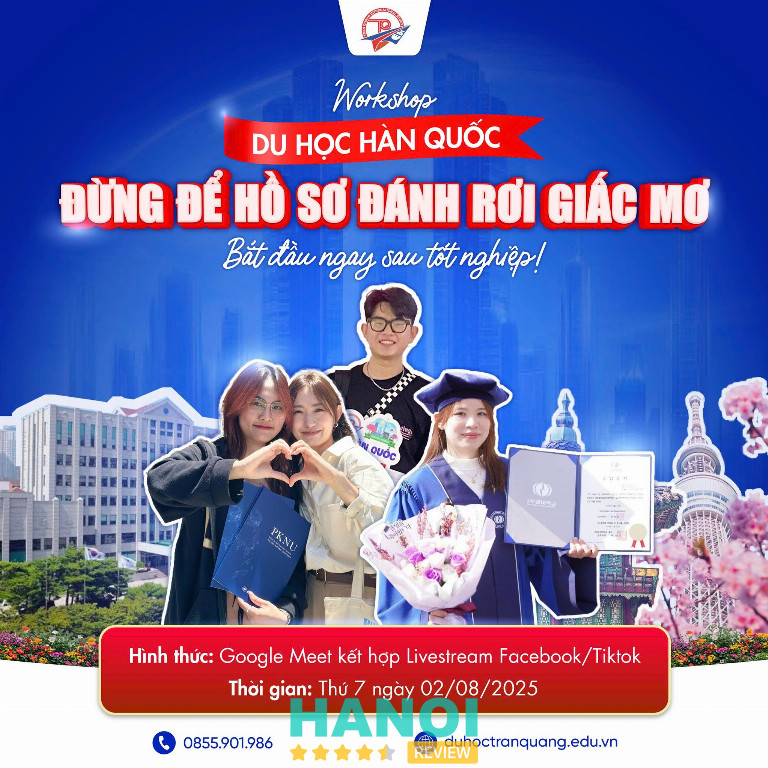 Trần Quang giúp học sinh vượt rào cản du học Hàn Quốc 