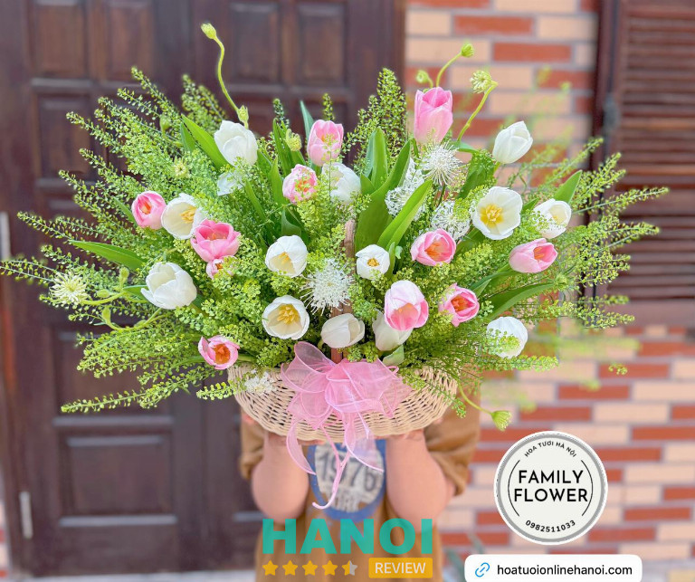 Family Flower cung cấp bó hoa tulip đẹp