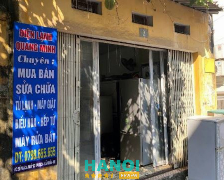 Điện Lạnh Quang Minh vệ sinh điều hòa ở quận Cầu Giấy