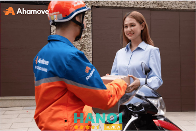 Ahamove giao hàng hỏa tốc trong 60 phút cho đơn nội thành Hà Nội dưới 6km