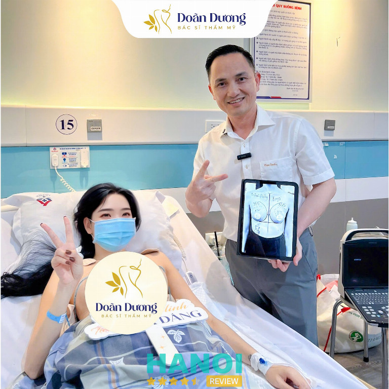 Bác sĩ Ma Doãn Dương nâng ngực ở Hà Nội