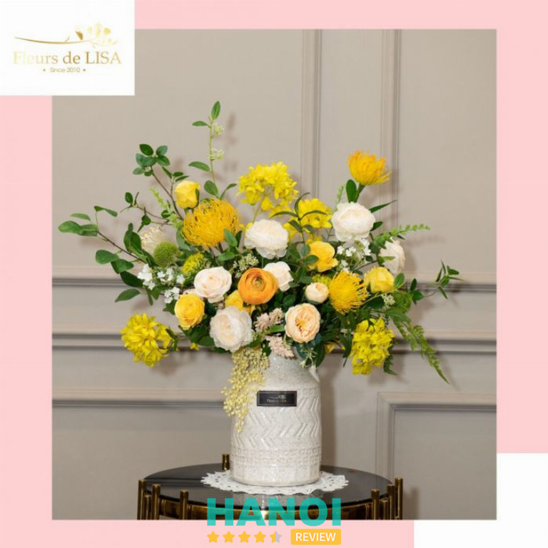 cửa hàng hoa giả Fleurs de LISA ở Hà Nội 