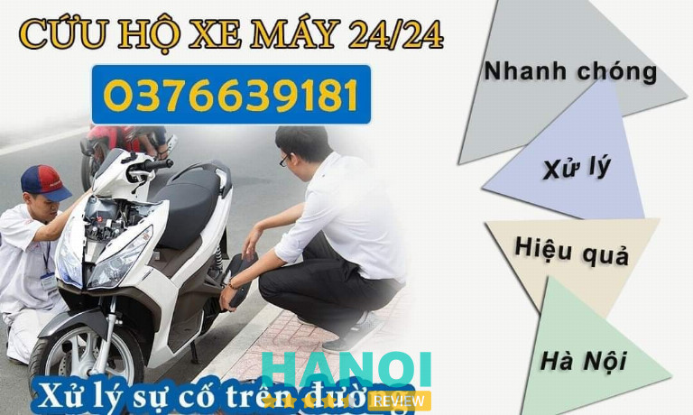 dịch vụ cứu hộ xe máy ở Hà Nội
