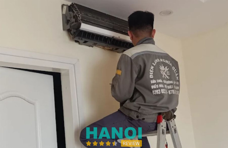 Điện lạnh Nghĩa Quân chuyên vệ sinh điều hòa ở Bắc Từ Liêm