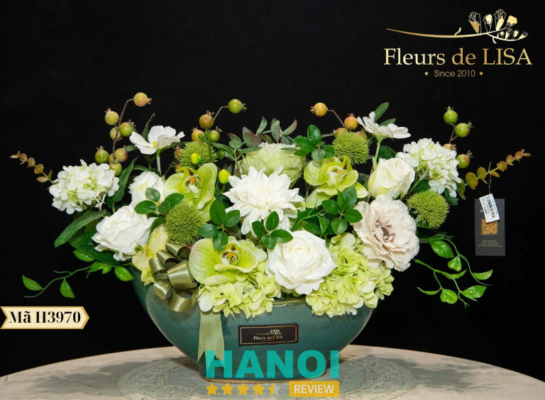 Fleurs de LISA hoa lụa phong cách pháp ở hà nội 