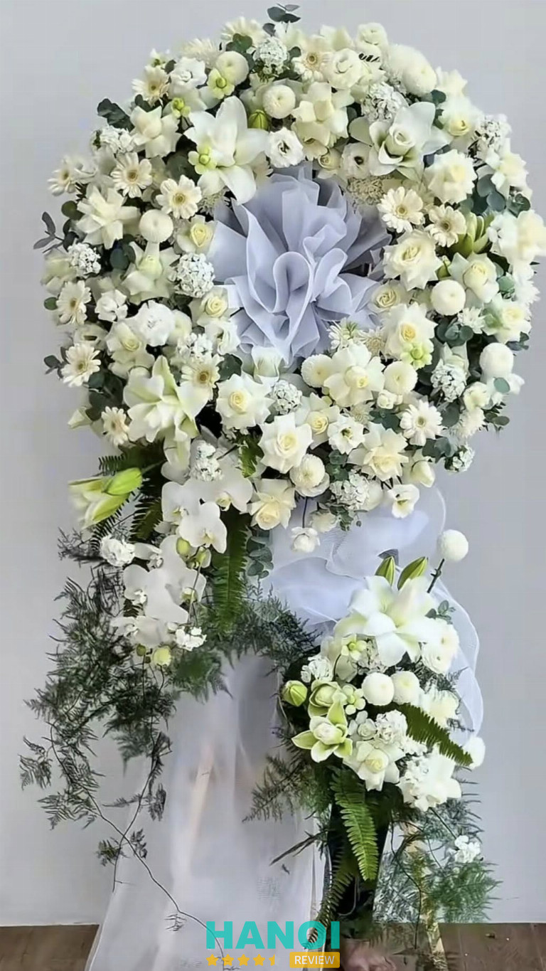 Vòng hoa tang lễ của Shop Anh Flower