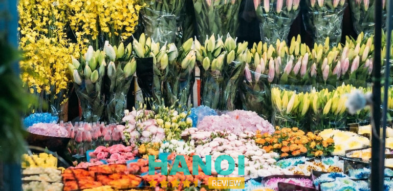 Chợ hoa Tây Tựu cung cấp hoa hướng dương 