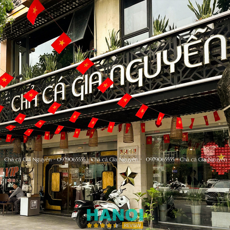 Chả Cá Gia Nguyễn là nhà hàng có phòng hát Karaoke ở Hà Nội