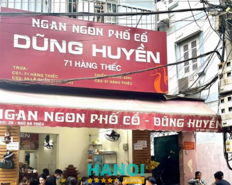 Bún Ngan Dũng Huyền – 71 Hàng Thiếc