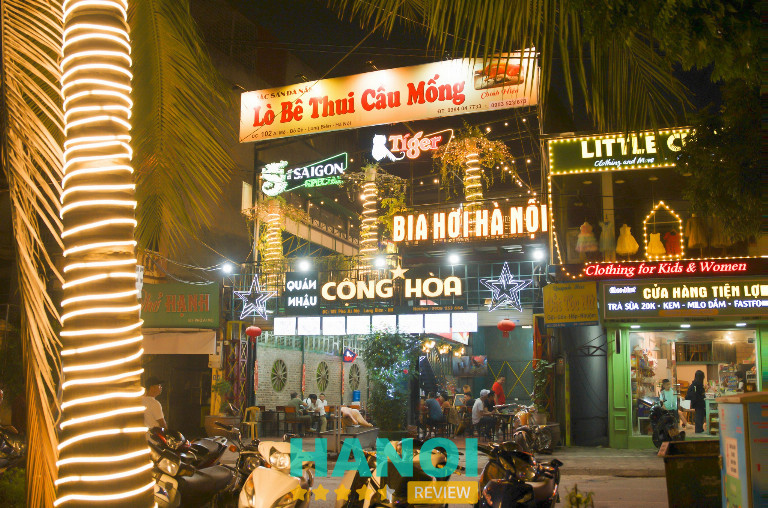Quán Nhậu Cộng Hòa là quán nhậu ở Hà Nội 