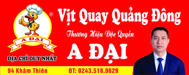 Vịt Quay Quảng Đông A Đại tại Hà Nội