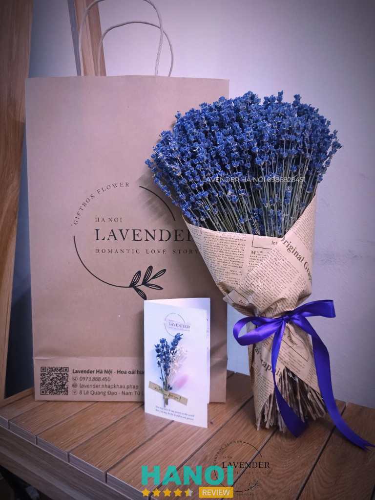 Bó hoa lavender nhập Pháp từ Lavender Hà Nội