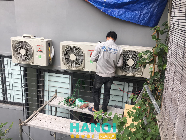 Điện Lạnh Trung Kiên vệ sinh điều hòa tận nơi 