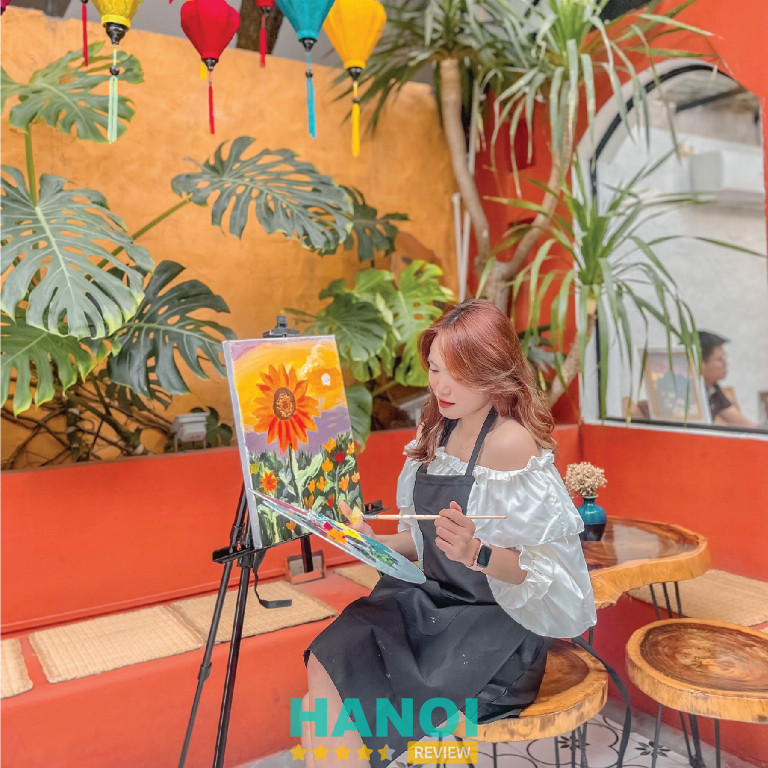Trần Cafe thường xuyên tổ chức Workshop vẽ tranh tại Hà Nội 