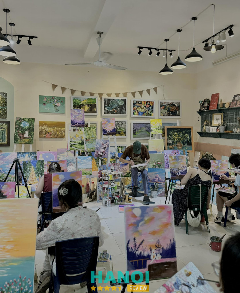 Amateras Art Studio tổ chức các wrokshop vẽ tranh ở Hà Nội 