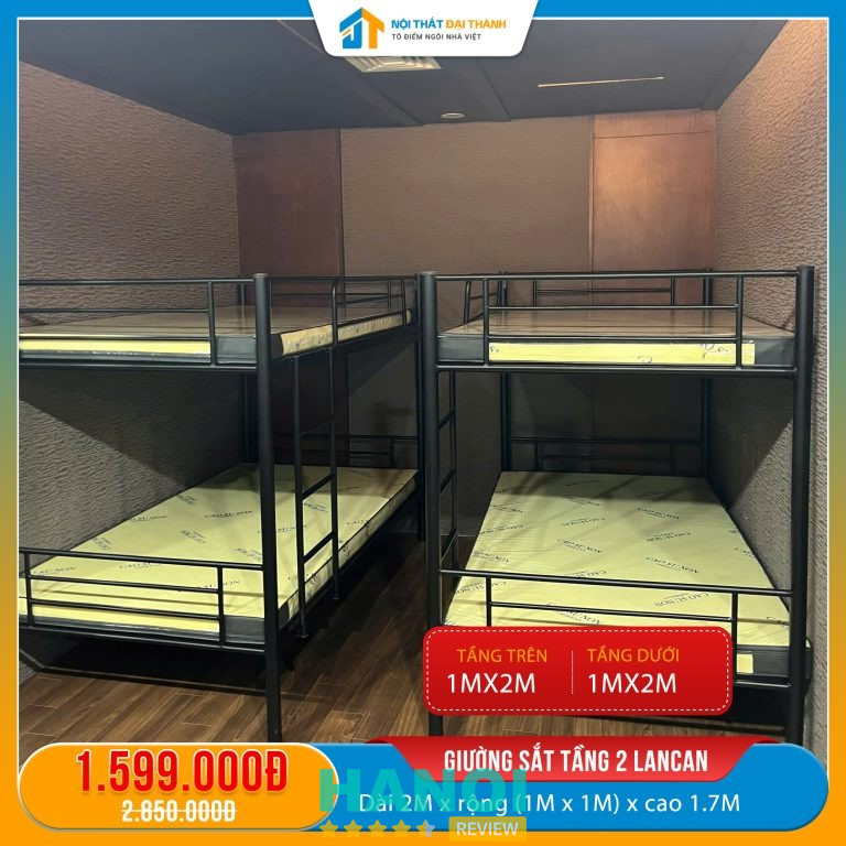 Cửa hàng giường tầng sinh viên tại Hà Nội
