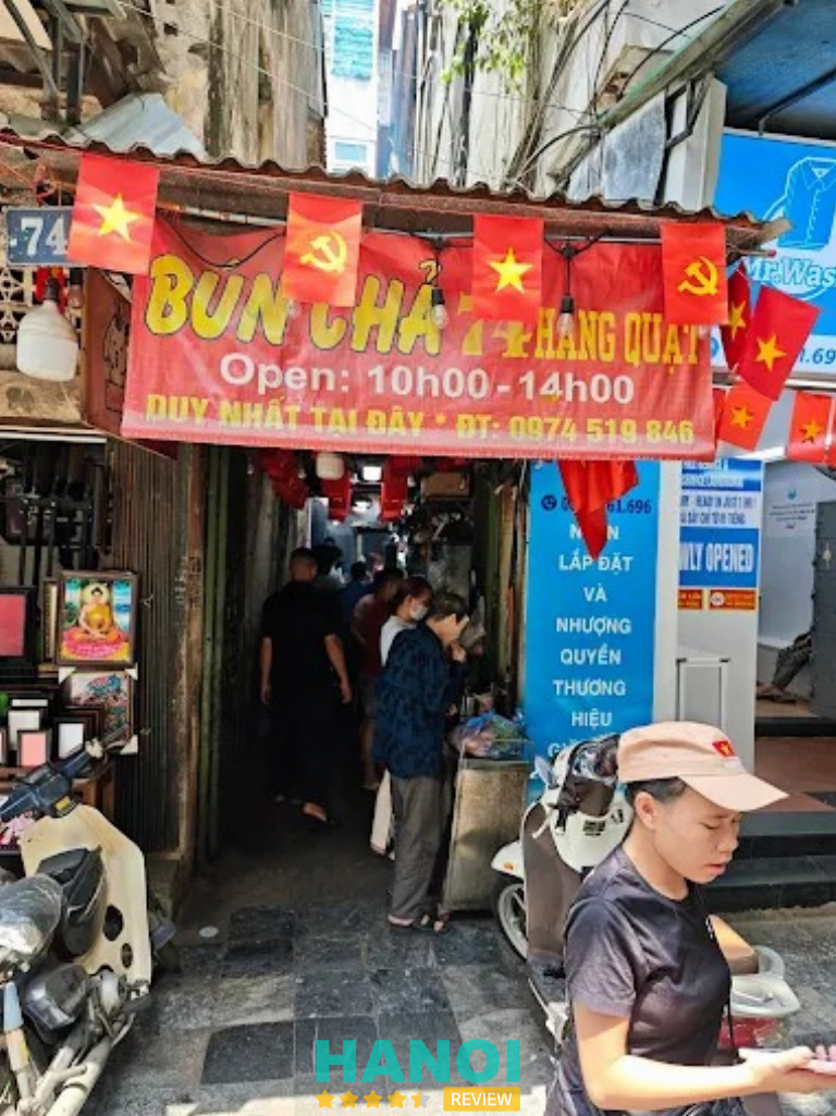 Bún Chả 74 Hàng Quạt – Hoàn Kiếm