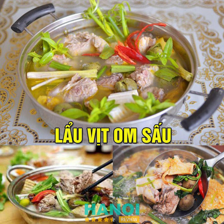 Quán vịt om sấu ở Hà Nội 