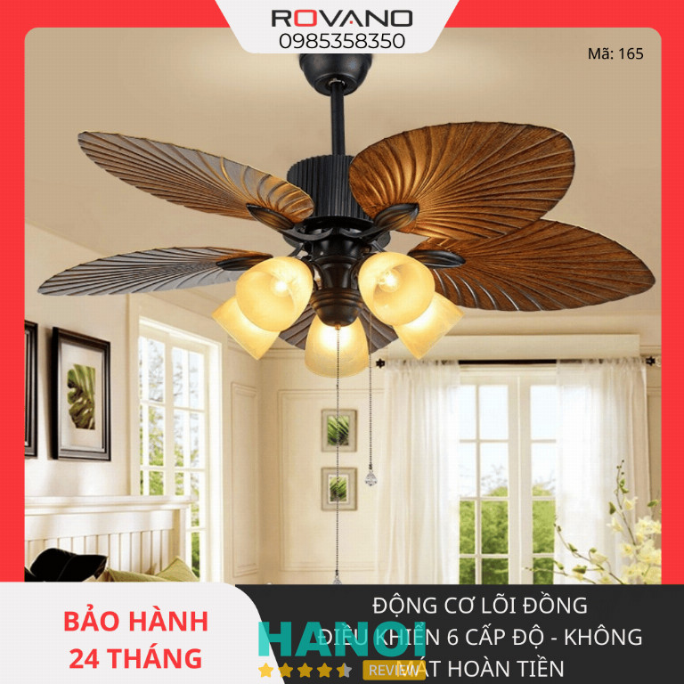 Quạt trần đèn ở Hà Nội