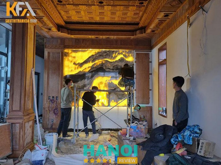 Mỗi loại tranh đá tại KFA đều được thiết kế và thi công theo yêu cầu riêng, đảm bảo tính độc bản, phù hợp với không gian và phong thủy của từng khách hàng.