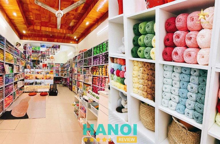 Cửa hàng bán len ở Hà Nội