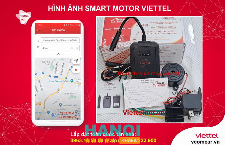 Vcomcar thiết bị định vị xe máy thông minh