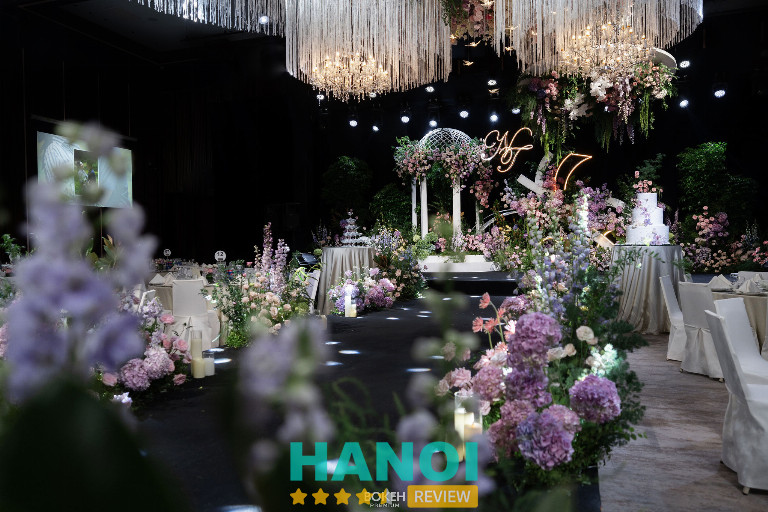 trang trí tiệc cưới ở Hà Nội